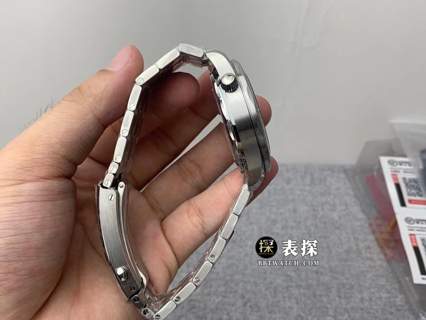 OR factory OmegaSeamaster1:1super watch men's white dialsteel bracelet picture and price side live photo