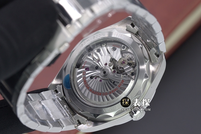VS FactorySeamasterOmega1:1replica watch blue dial world time steel bracelet model 220.10.43.22.03.001caseback live photo
