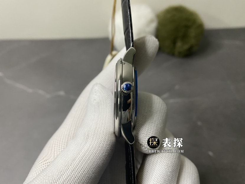 MKS FactoryOmega De Ville watch men's white dialleather strap model pictures and prices side live photo