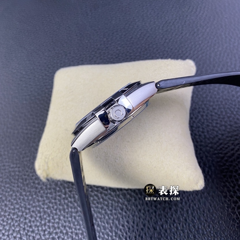 SBF factory Omega constellation watch men's black dialleather strap model pictures and prices side live photo