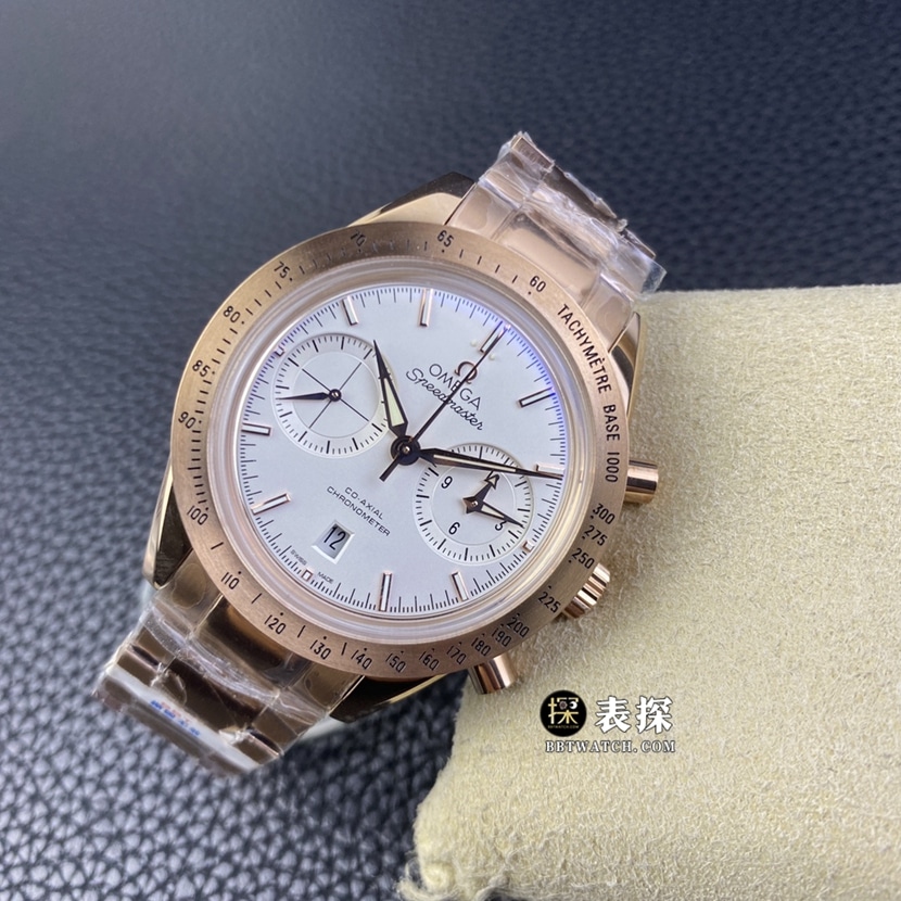 BF factory Omega Speedmaster top-tier watch men's silver panda dial steel bracelet model pictures and prices front live photo