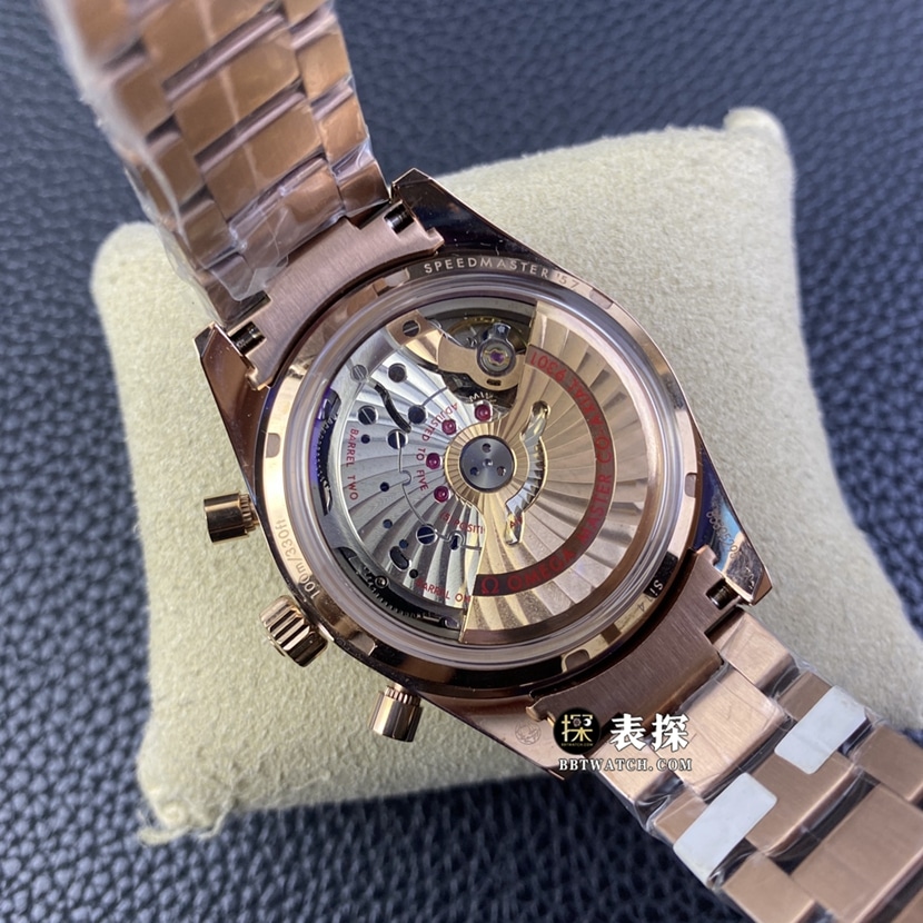 BF factory Omega Speedmaster top-tier watch men's silver panda dial steel bracelet model pictures and prices caseback live photo