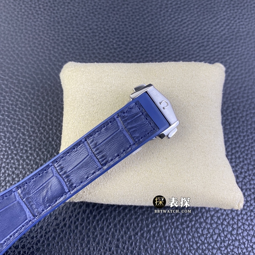 SBF factory Omega Constellation top-tier watch men's blue dialleather strap model pictures and prices clasplive photos