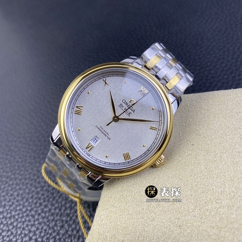 KY factory Omega De Ville watch men's silver dialsteel bracelet model pictures and prices front live photo