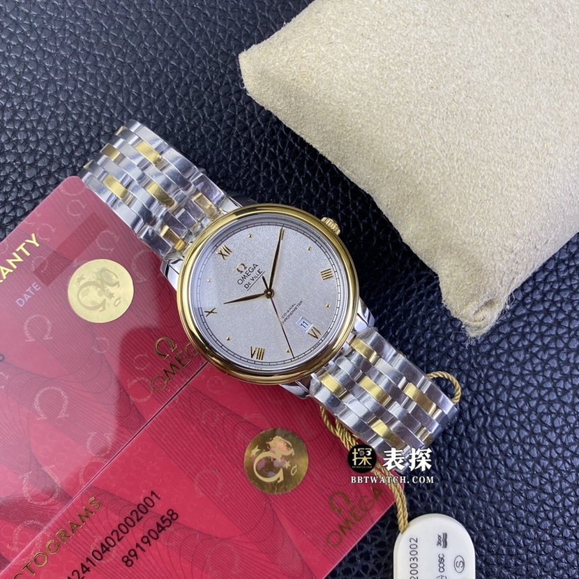 KY factory Omega De Ville watch men's silver dialsteel bracelet model pictures and prices front live photo