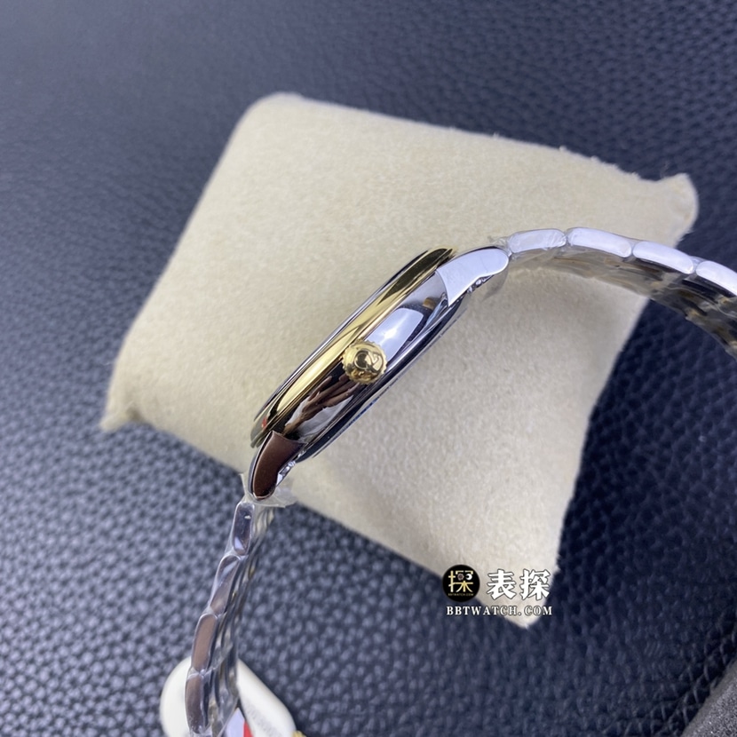 KY factory Omega De Ville watch men's silver dialsteel bracelet model pictures and prices side live photo