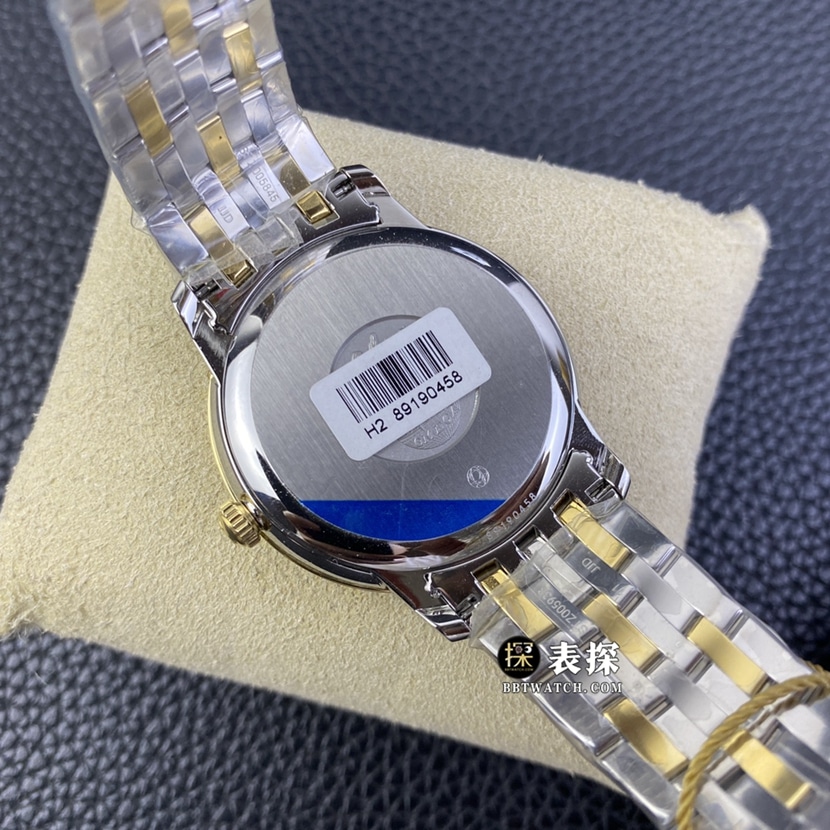KY factory Omega De Ville watch men's silver dialsteel bracelet model pictures and prices caseback live photo