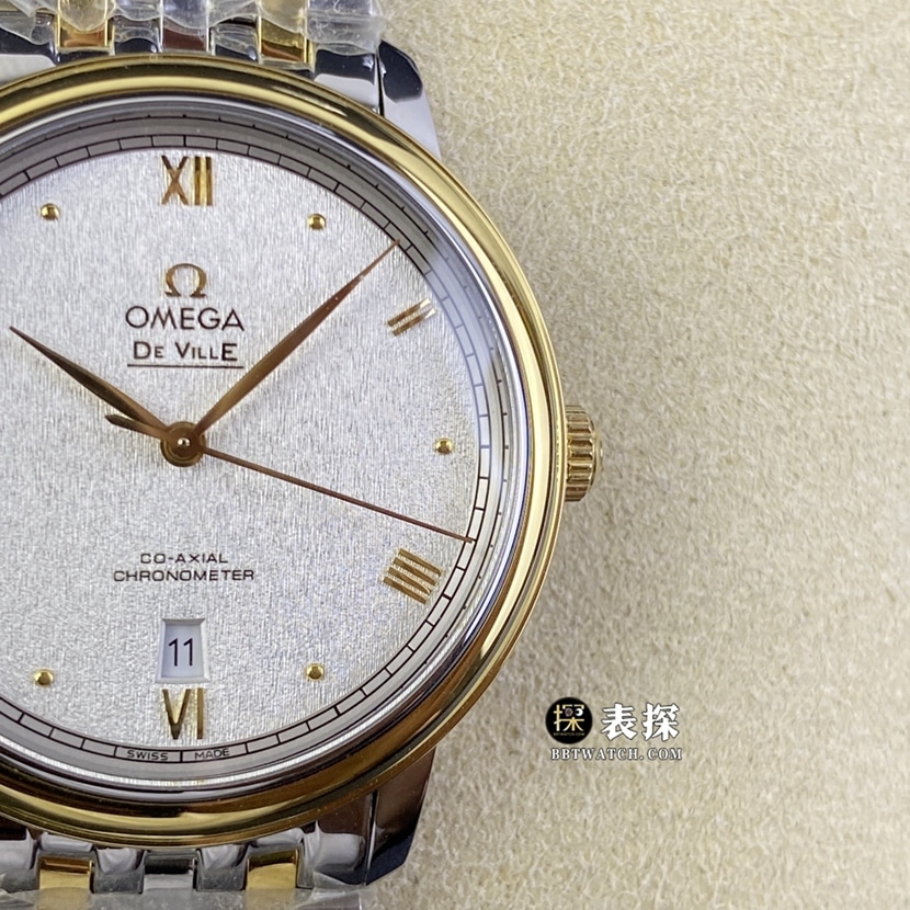 KY factory Omega De Ville watch men's silver dialsteel bracelet model pictures and prices front live photo