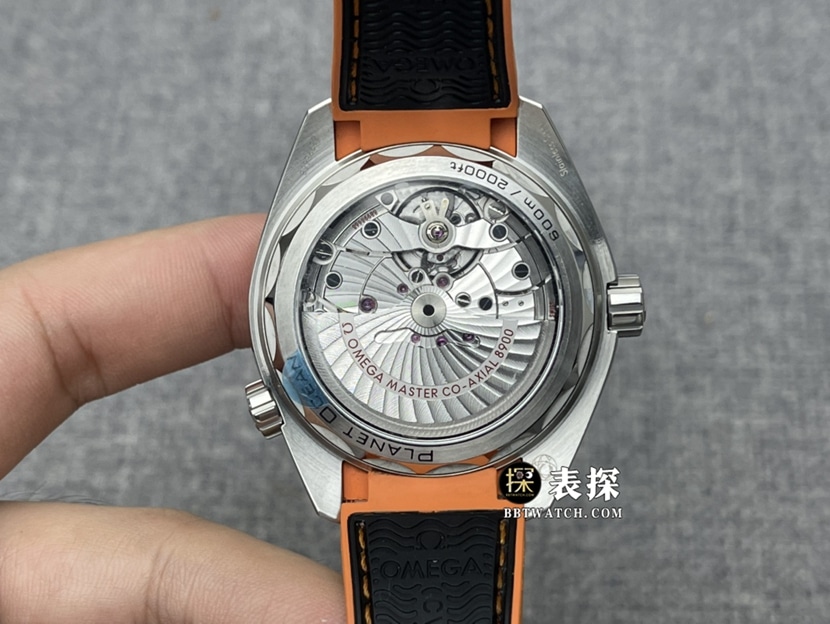VS FactoryOmegaSeamastertop-tier 1:1high-quality watch men's black dial rubber model pictures and prices caseback live photo