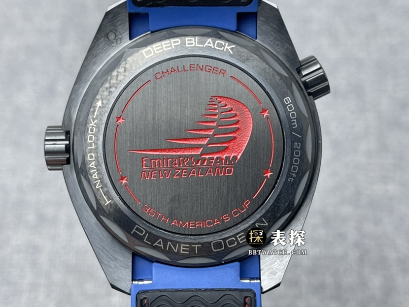 VS FactoryOmegaSeamastertop-tier 1:1super watch men's black dial deep sea black rubber model picture and price caseback live photo
