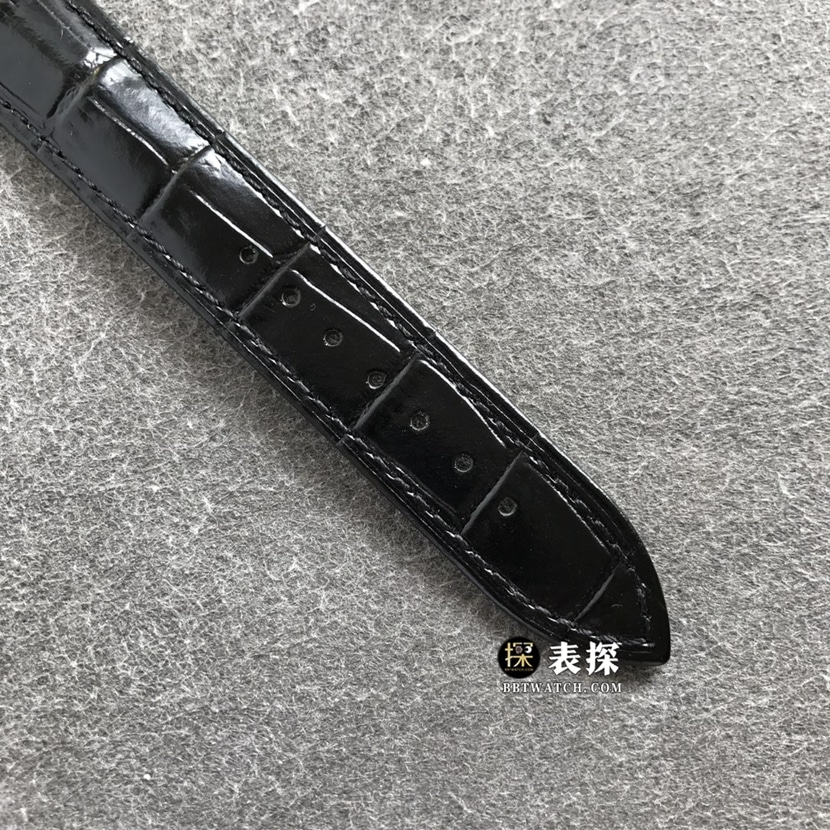Omega Diefei watch men's black dialyellow goldleather strap pictures and prices braceletlive photos