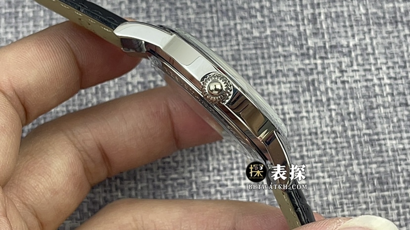 OmegaSeamaster1:1super watch men's white dialleather strap picture and priceside live photo