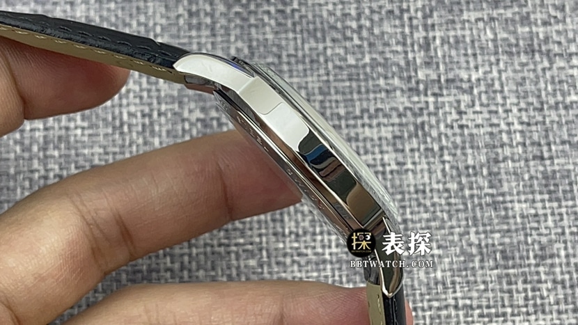 OmegaSeamaster1:1super watch men's white dialleather strap picture and priceside live photo