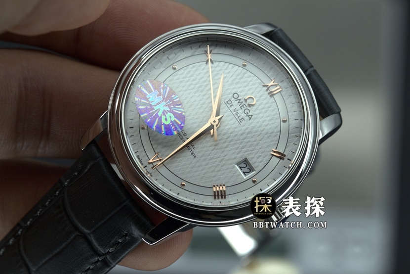 MKS FactoryOmega Diefei top-tier watch white dial gold needle leather strap model pictures and prices front live photo