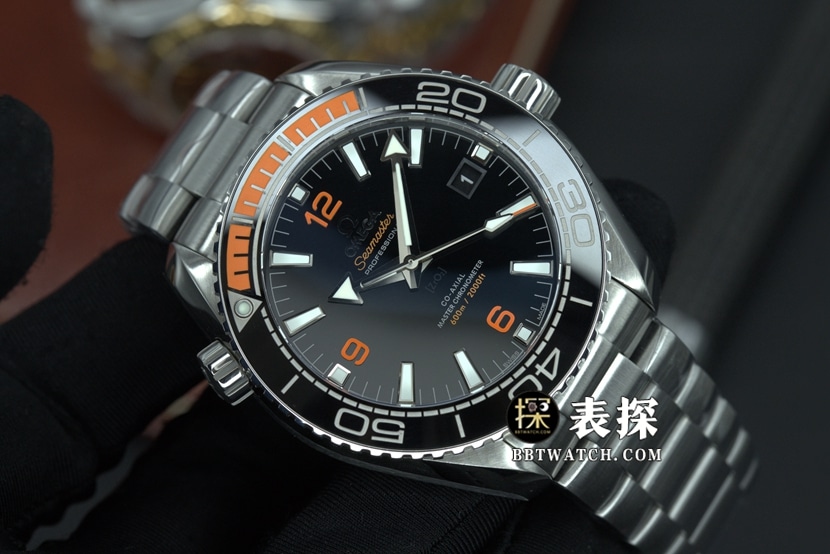 VS FactoryOmegaSeamaster Ocean Universe 600m quarter orange watch men's steel bracelet model pictures and prices front live photo