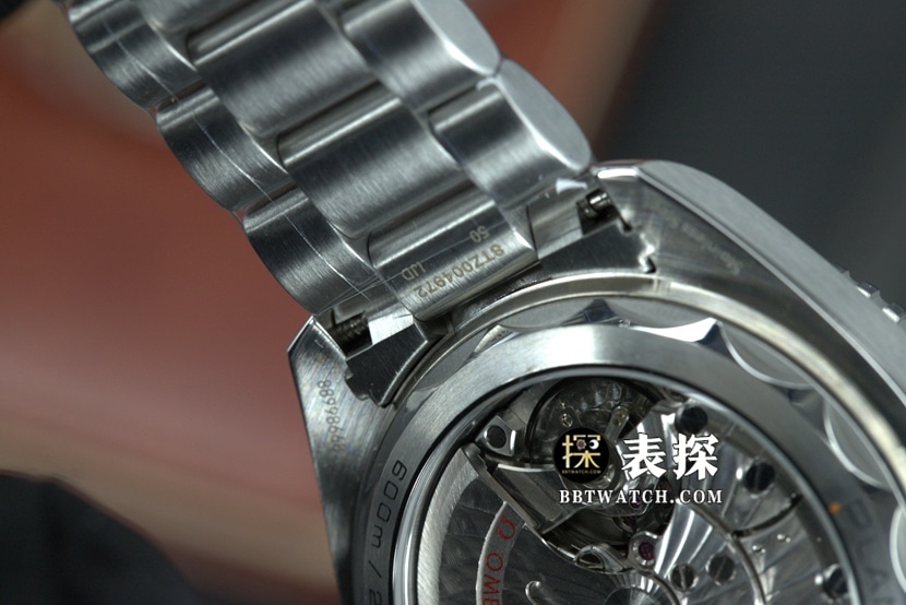 VS FactoryOmegaSeamaster Ocean Universe 600m quarter orange watch men's steel bracelet model pictures and prices caseback live photo