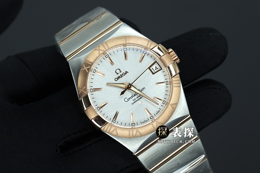 3S factory Omega Constellation top-tier 1:1high-quality watch men's white dialsteel bracelet model pictures and prices front live photo