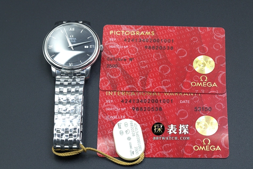 Omega Diefei watch men's black dialsteel bracelet picture and price front live photo