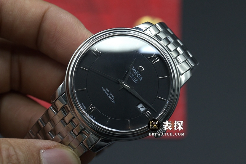 Omega Diefei watch men's black dialsteel bracelet picture and price front live photo
