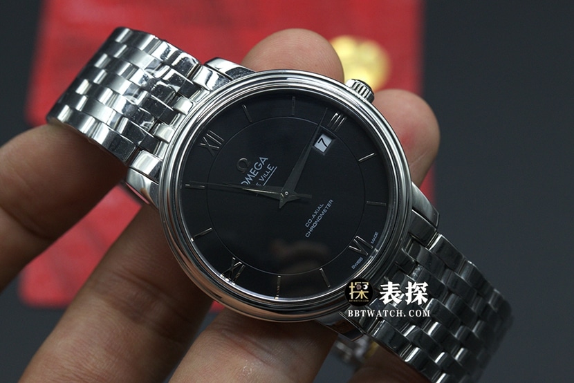 Omega Diefei watch men's black dialsteel bracelet picture and price front live photo