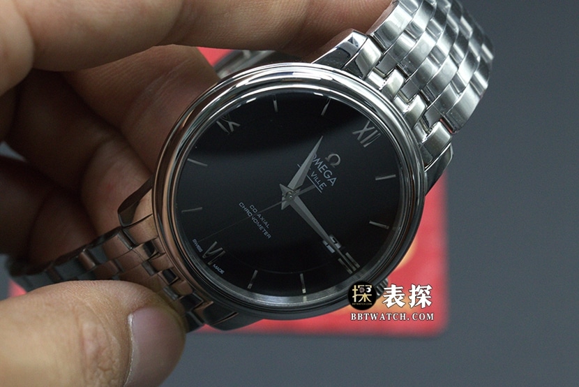 Omega Diefei watch men's black dialsteel bracelet picture and price front live photo