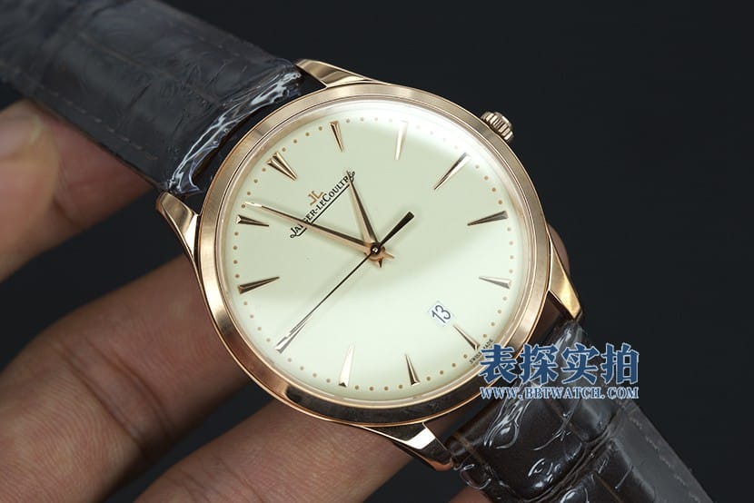 Jaeger-LeCoultrereplica watch master series ultra-thin mechanical men's dial details