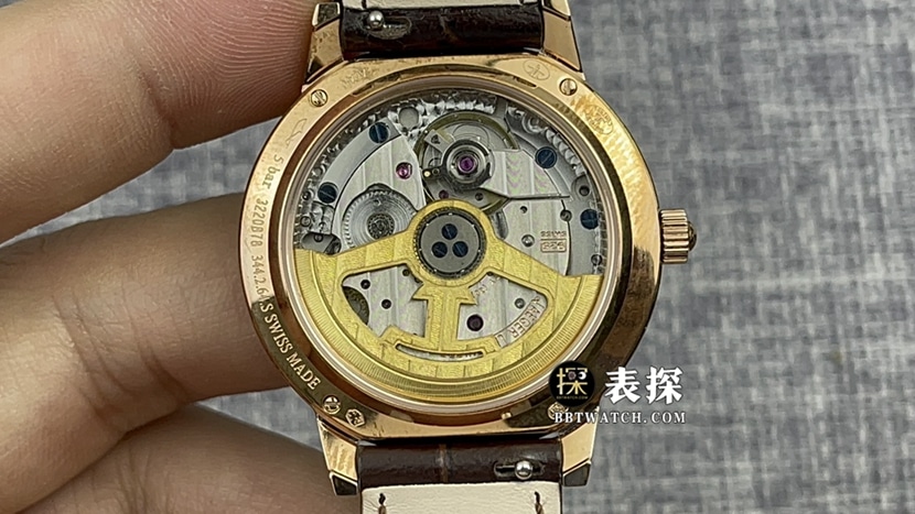 ZF FactoryJaeger-LeCoultre dating watch women's silver dialmoon phaseleather strap model pictures and prices caseback live photo