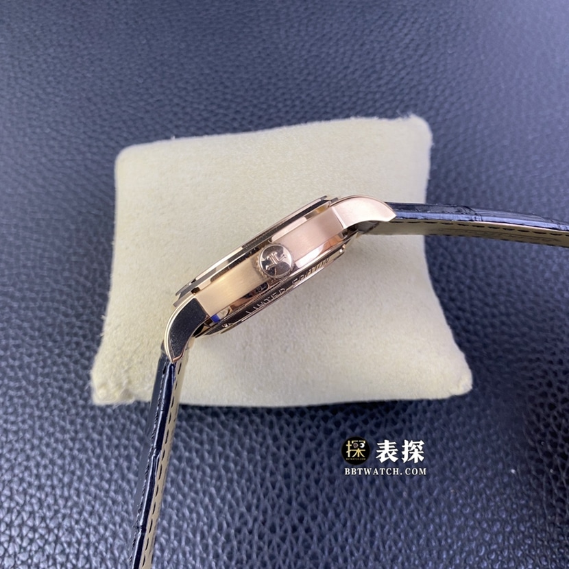 Jaeger-LeCoultre master top-tier watch men's white dialtourbillonleather strap picture and price side live photo