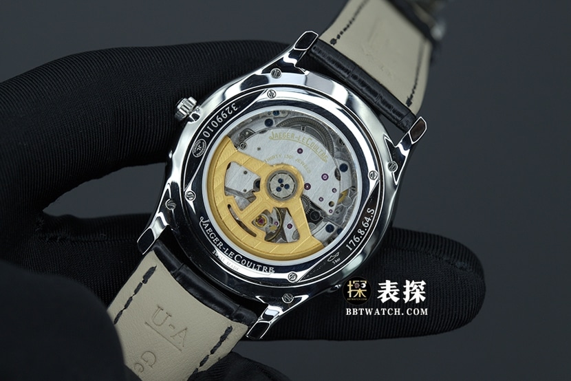 GF Factory Jaeger-LeCoultre Moonphase Master top Q1368420 imitation watches men's white disk strap models pictures and price back real picture