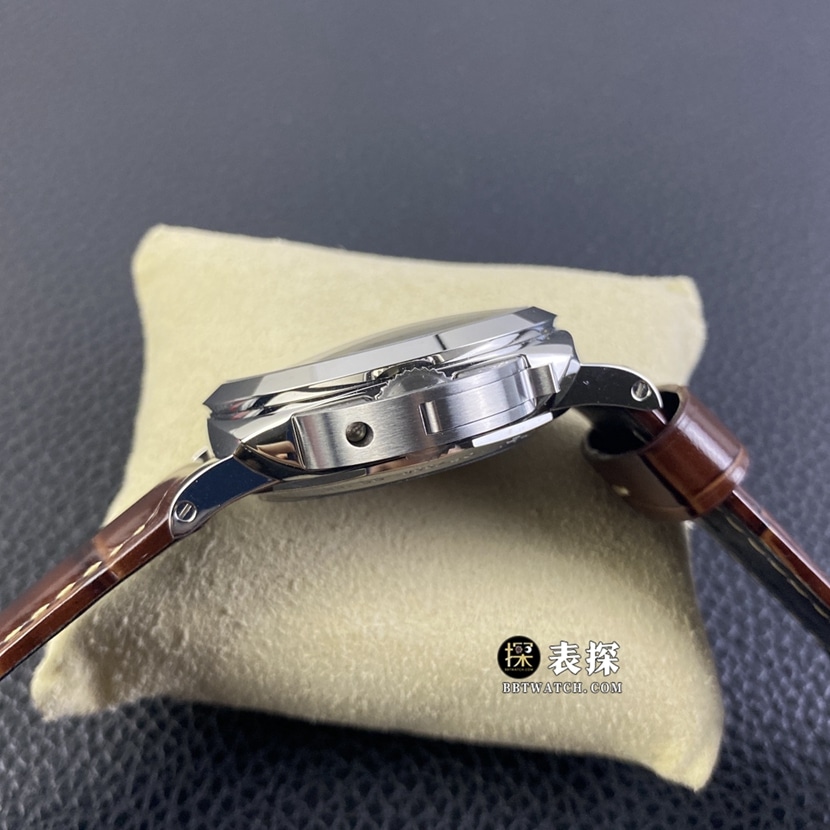 SBF factory Panerai Lumino PAM011161:1super watch men's olive green dialleather strap picture and price side live photo