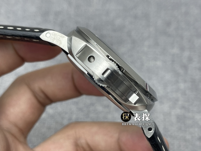 VS FactoryPanerai Lumino PAM01312top-tier 1:1high-quality watch men's black dialleather strap model pictures and prices side live photo