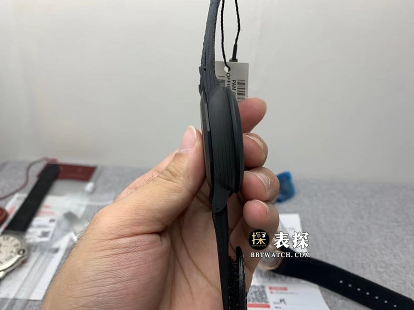 Panerai Lumino PAM01118top-tier 1:1super watch men's black dialleather strap picture and price side live photo