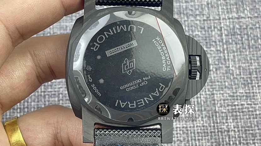 VS factory Panerai PAM01661 top collectible watches men's black disk strap models pictures and price back real picture