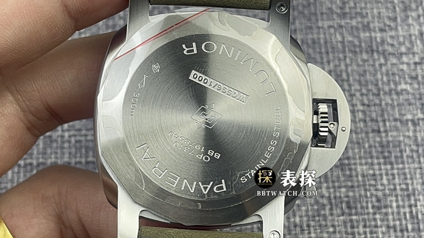 VS FactoryPanerai Lumino PAM01314top-tier 1:1high-quality watch men's white dialleather strap model pictures and prices caseback live photo