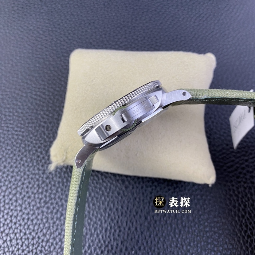 SBF factory Panerai sneak PAM012871:1super watch men's jade green dialleather strap picture and price side live photo