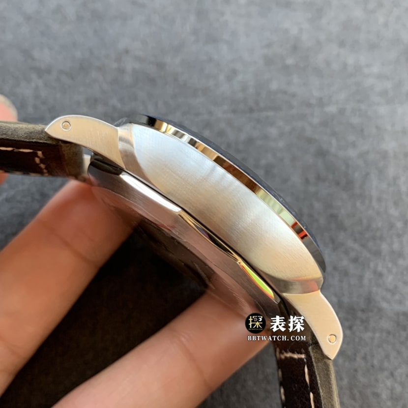 TTF factory Panerai Lumino PAM01314super watch men's white dialleather strap model pictures and prices side live photo