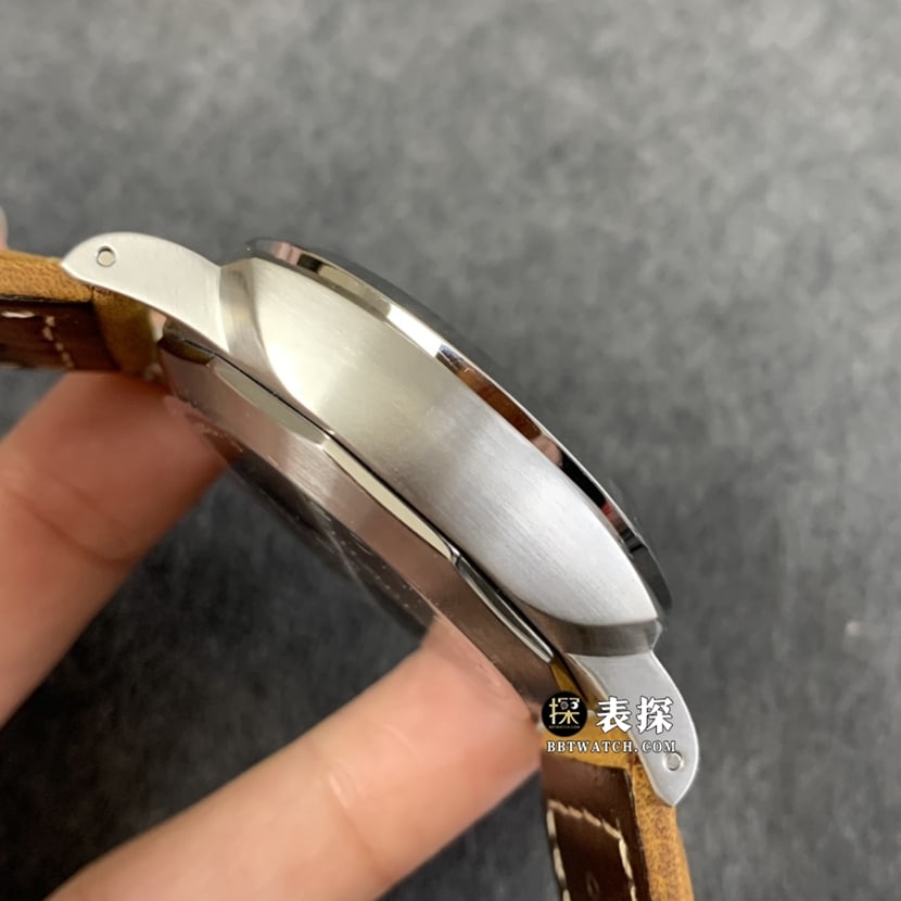TTF factory Panerai Lumino watch men's white dialleather strap model pictures and prices side live photo