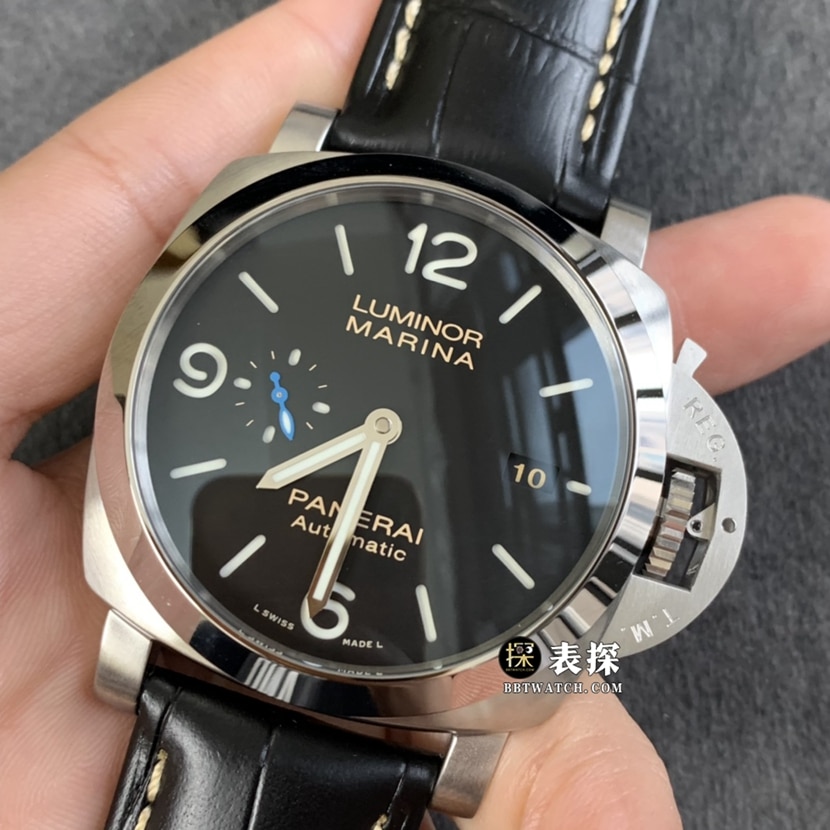 TTF factory Panerai Lumino PAM01312super watch men's black dialleather strap picture and price front live photo