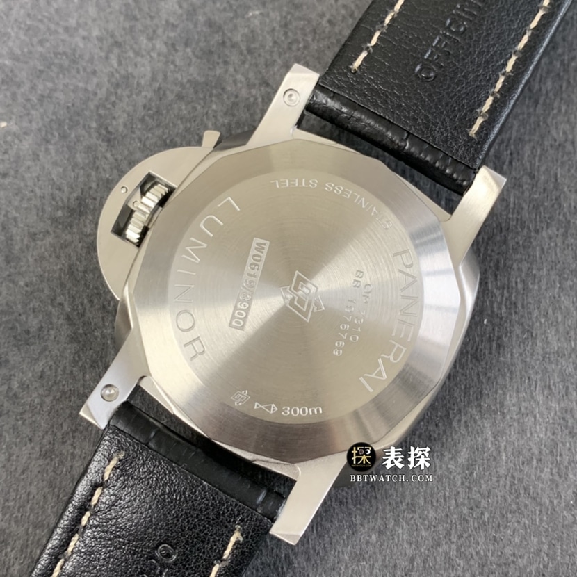 TTF factory Panerai Lumino PAM01312super watch men's black dialleather strap picture and price caseback live photo