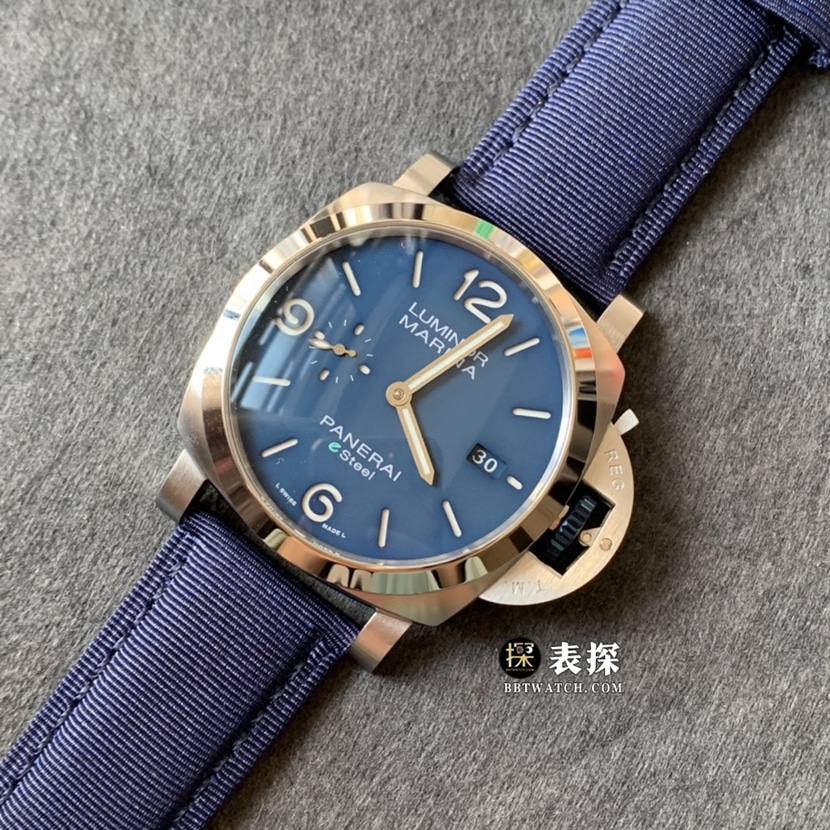 TTF factory Panerai Lumino PAM011571: 1top-tier watch men's dark blue dialleather strap picture and price front live photo