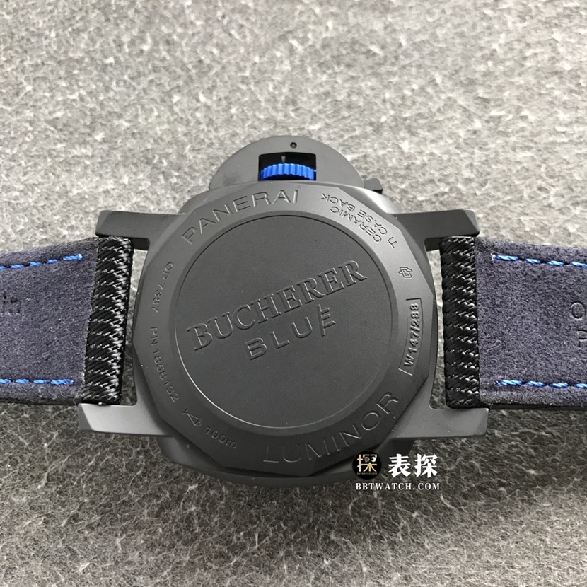 VS FactoryPaneraiPam1176top-tier 1:1high-quality watch men's black dialleather strap picture and price caseback live photo