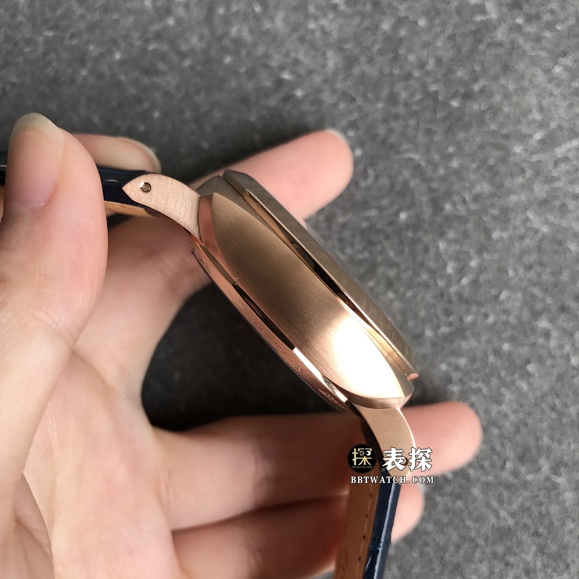 VS FactoryPanerai Lumino PAM01112top-tier 1:1super watch men's blue dialleather strap picture and price side live photo