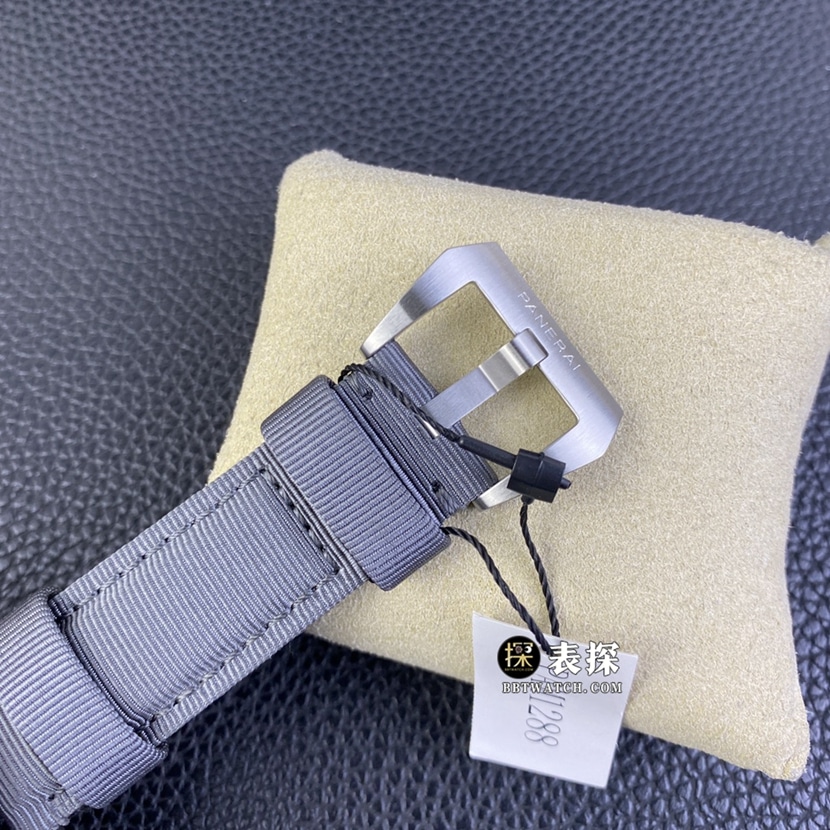 SBF factory Panerai sneak PAM01288 top-tier watch men's carbon gray plate leather strap model pictures and prices clasplive photos
