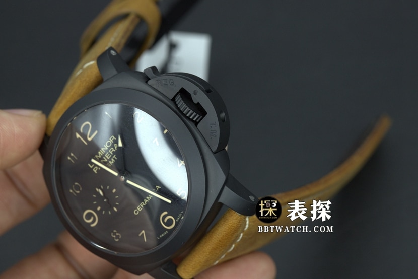 SBF factory Panerai1:1super watch men's black dialleather strap model pictures and prices overall live photos