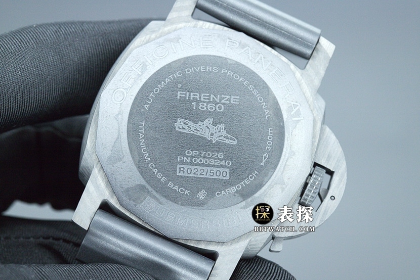 VS FactoryPanerai sneak Pam6161:1top-tier watch men's black dial rubber model pictures and prices caseback live photo