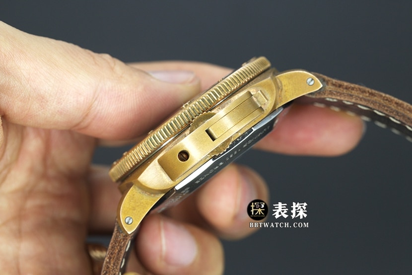VS FactoryPanerai special edition PAM003821:1top-tier watch men's green dialleather strap model pictures and prices side live photo