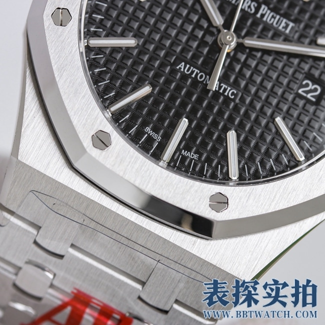 OR factory Audemars Piguet top black plate Royal Oak Ap15400st watch_how much_pictures_workmanship details