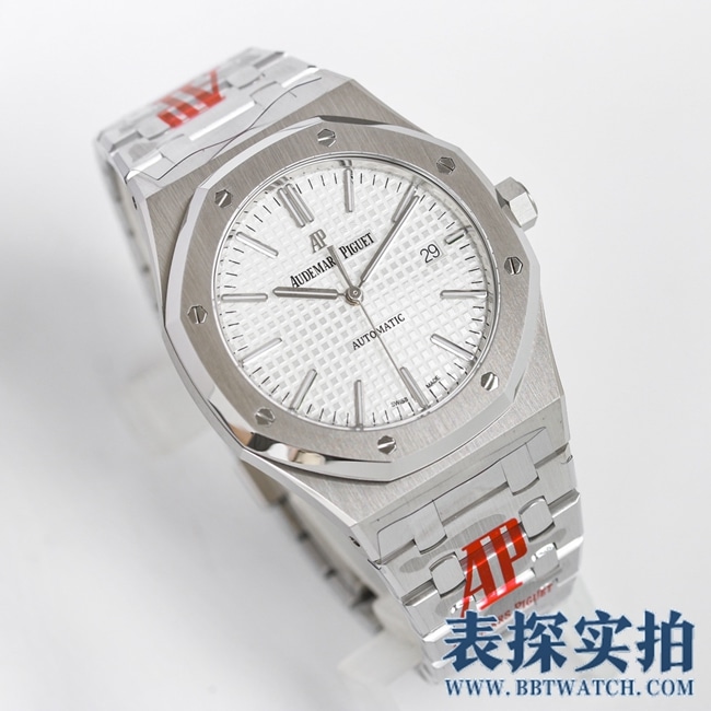OR factory new product Audemars Piguet white steel top-tier replicaRoyal OakAp15400st watch_price_picture_quality like front