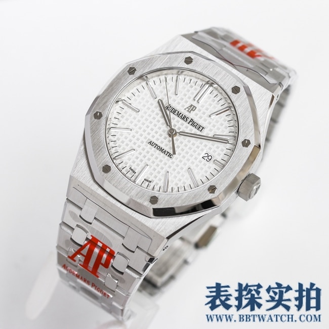 OR factory new product Audemars Piguet white steel top-tier replicaRoyal OakAp15400st watch_price_picture_quality like front