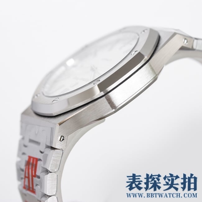 OR factory new product Audemars Piguet white steel top-tier replicaRoyal OakAp15400st watch_price_picture_quality side